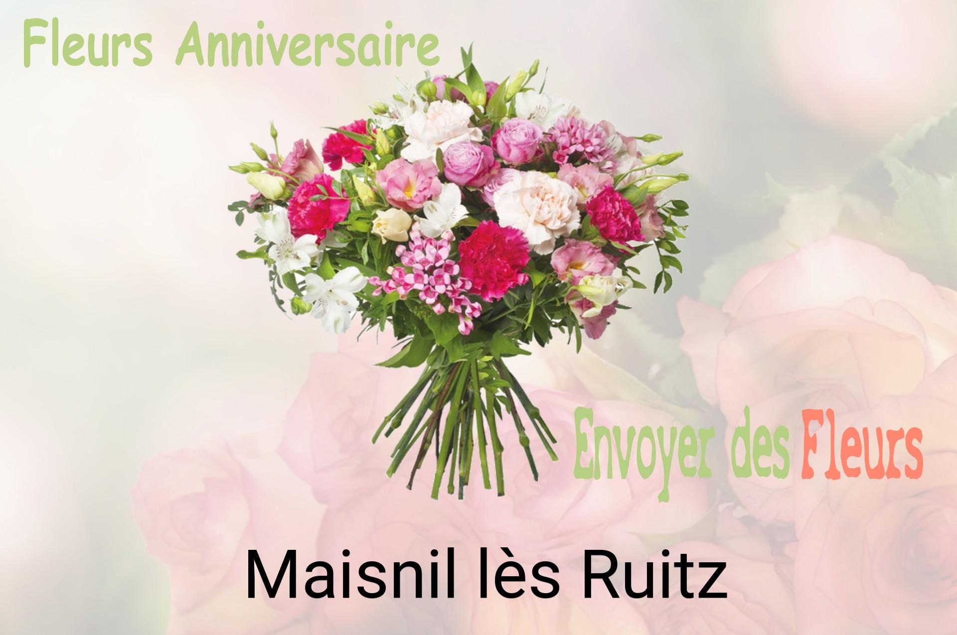 Bouquet de fleurs d’anniversaire livré à Maisnil-lès-Ruitz