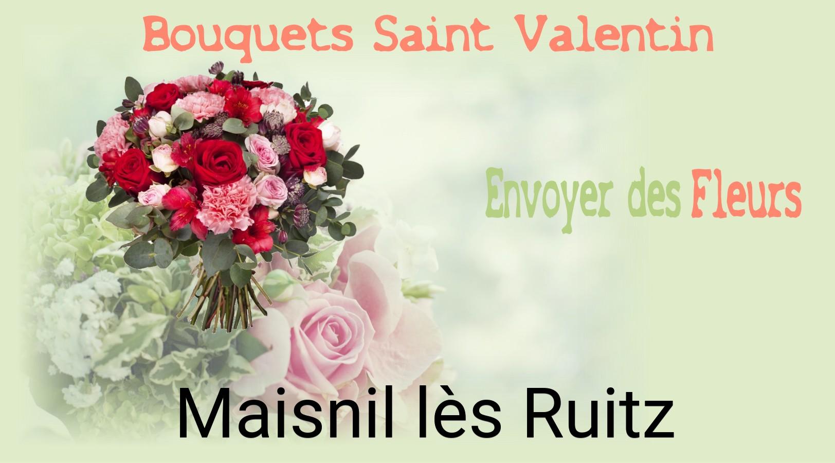 Roses de Saint-Valentin livrées à Maisnil-lès-Ruitz
